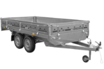 Remolque 2 ejes 304×153 UNITRAILER SÓLIDO 300/2 CAPACIDAD 750 kg