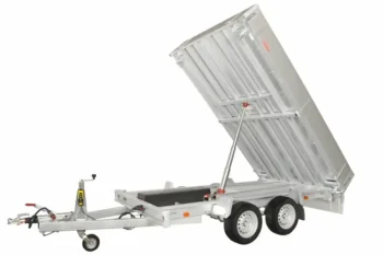 Remolque con tres compartimentos anssems ksx 3500 / 355 x 178 x 30 cm