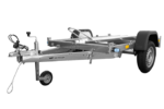 Motocicleta remolque 1 unitraler riel, sin piso