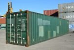 Contenedor marino usado de 40 pies: Resistente al agua y disponible