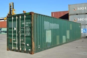 Contenedor marino usado de 40 pies: Resistente al agua y disponible