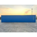 CONTENEDOR MARÍTIMO 40 PIES HC AZUL